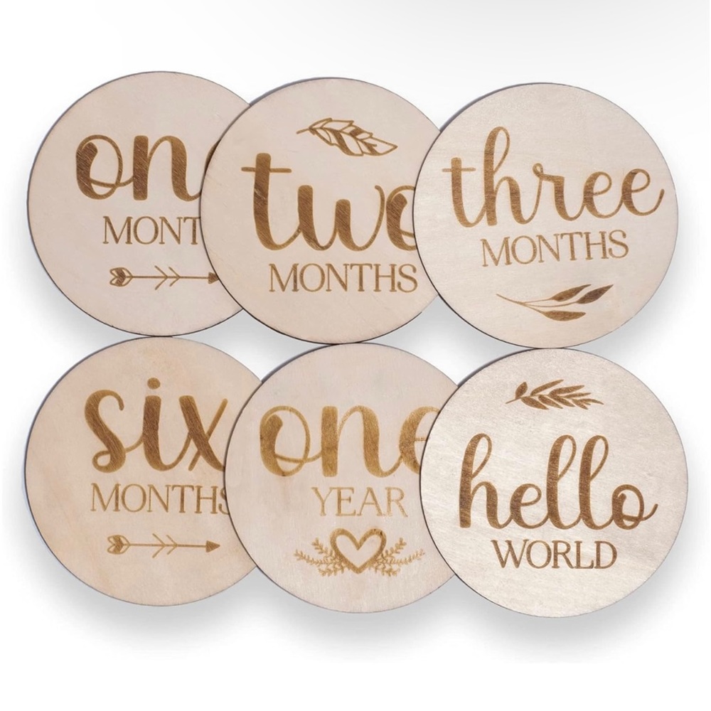 Birch Milestone Cards - Birch Milestone Markers for Baby's First Year